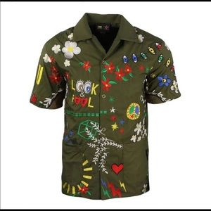 Adidas consortium x pharrell williams men embroidery shirt 
Size